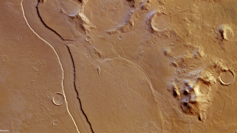 Illustration for article titled Scientists Discover Spectacular River on Mars
